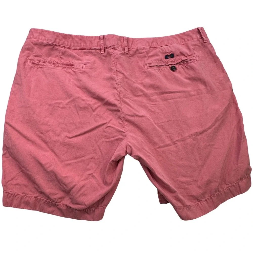 Faherty Men Chino Cotton/Tencel Blend Shorts In Nantucket Red Size 40 8